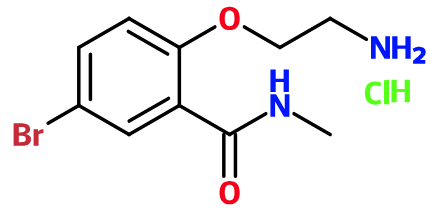 MC085472 2-(2-Amino-ethoxy)-5-bromo-N-methyl-benzamide hydrochloride (image for) MC085472 2-(2-Amino-ethoxy)-5-bromo-N-methyl-benzamide hydrochloride